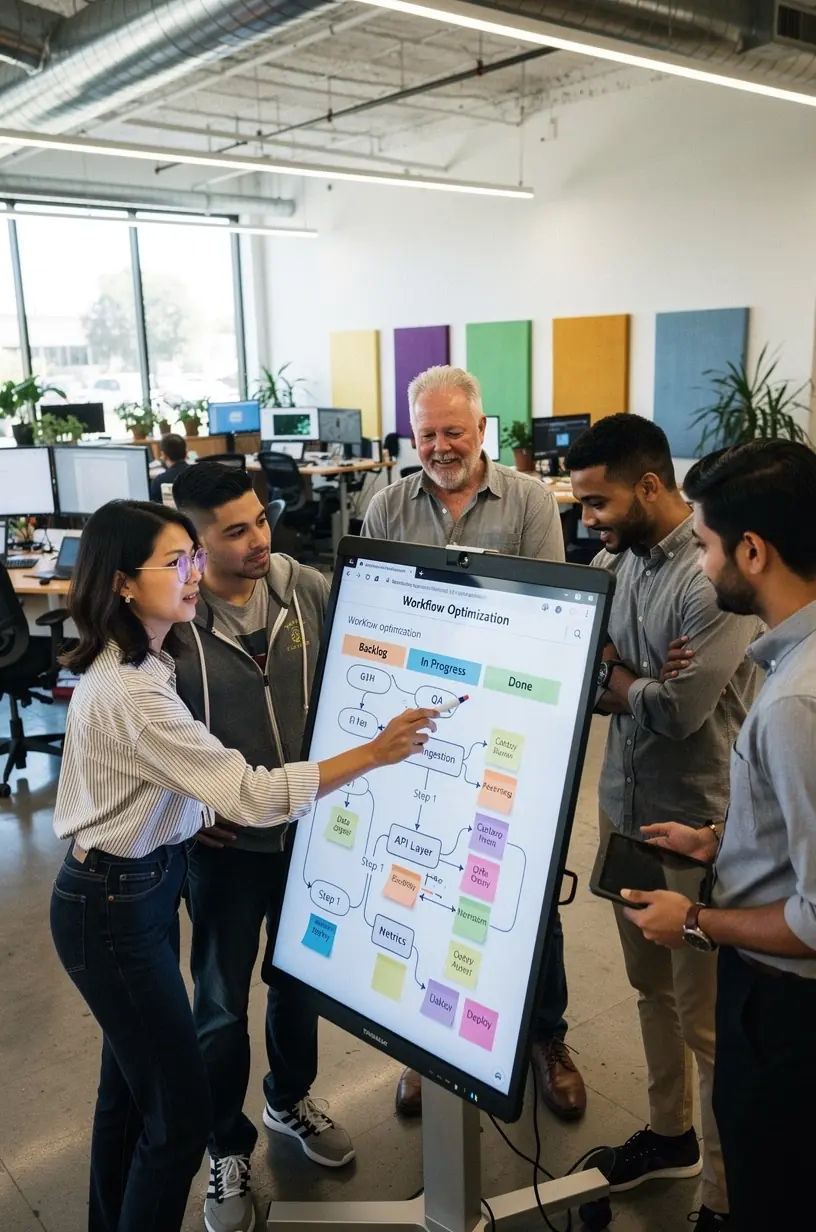 Close-up of a calendar app on a smartphone showing a well-organized weekly schedule.